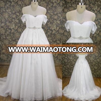 2017 Wholesale bride dress top quality new style china custom made OEM wedding dress for girls